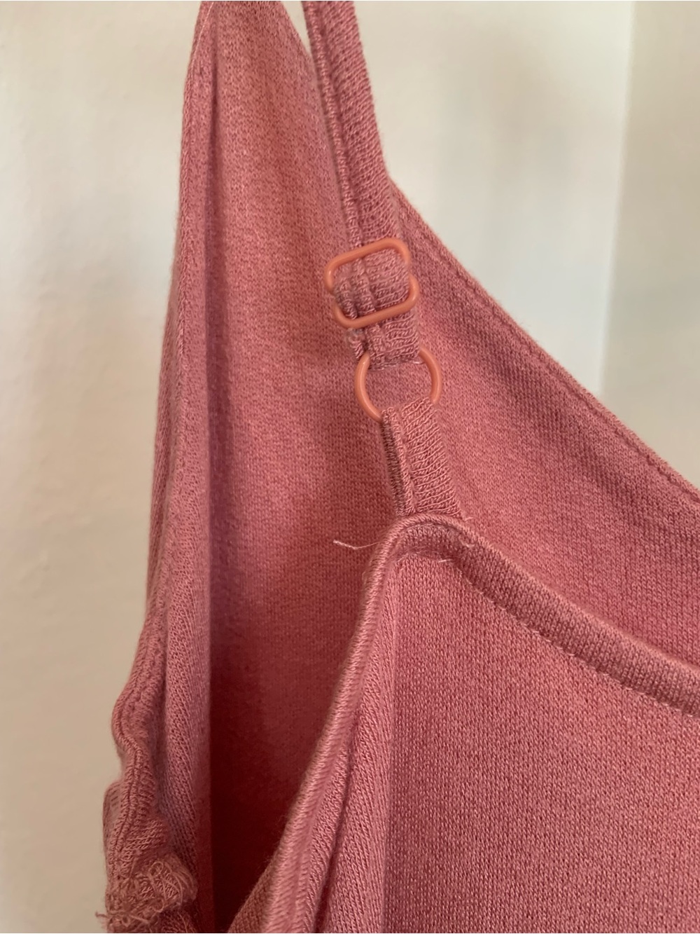 Pink Rose Women's Dusty Rose Spaghetti Strap Tiered Dress - Picture 5 of 5